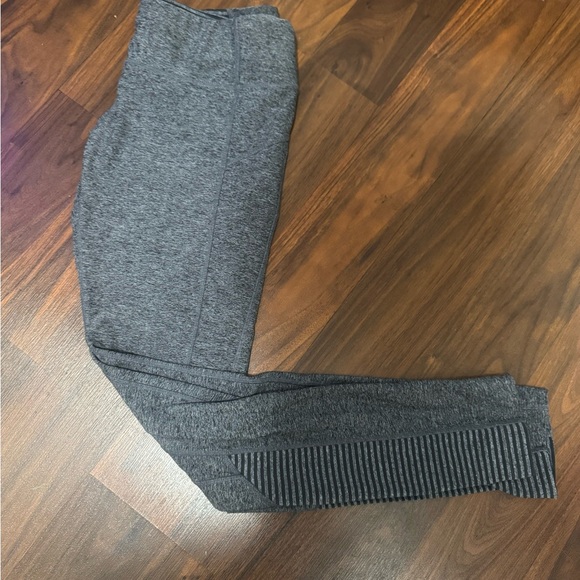 Gray Jogger Pants with Striped Detail - Picture 1 of 4